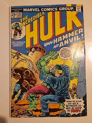 Buy Incredible Hulk #182 Dec 1974 Good+ 2.5 2nd Appearance Of Wolverine, MJI • 149.99£