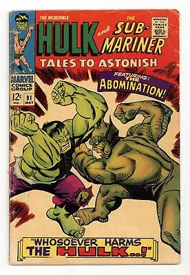 Buy Tales To Astonish #91 FR/GD 1.5 1967 • 22.17£