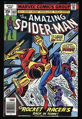Buy Amazing Spider-Man #182 NM 9.4 Rocket Racer! Ross Andru Cover Art! Marvel 1978 • 28.45£