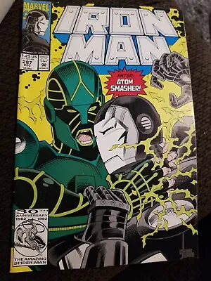 Buy Marvel Comics IRON MAN #287 DEC 1992 (Enter Atom Smasher) • 1.67£