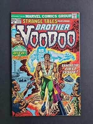 Buy Marvel Comics Strange Tales 169 1st Appearance Brother Voodoo 1973 – VFN+/NM • 465£