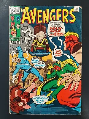 Buy Marvel Comic Book: Avengers #86 (1971) • 8.04£