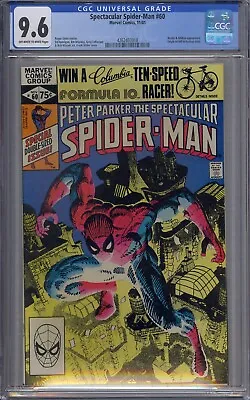 Buy Spectacular Spider-man #60 Cgc 9.6 Beetle And Gibbon Frank Miller 7018 • 107.54£