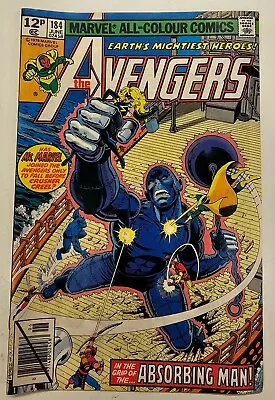 Buy Bronze Age Marvel Comic Book Avengers Key Issue 184 High Grade FN Falcon Joins • 0.99£
