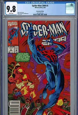 Buy Spider-Man 2099 #5 (1993) Marvel CGC 9.8 White Newsstand Edition • 104.85£