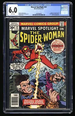 Buy Marvel Spotlight #32 CGC FN 6.0 White Pages 1st Appearance Of Spider-Woman! • 60.09£