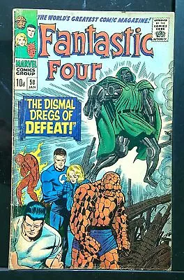 Buy Fantastic Four (Vol 1) #  58 Very Good (VG) Price VARIANT RS003 Marvel Comics SI • 38.99£