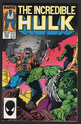 Buy THE INCREDIBLE HULK #332, 1987, Marvel Comics, NM- CONDITION • 11.06£