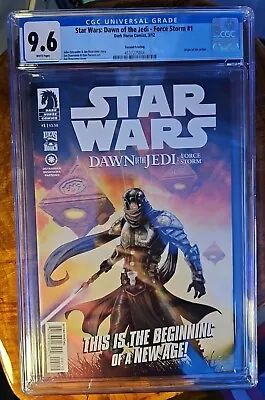 Buy Star Wars Dawn Of The Jedi - Force Storm 1 2nd Print Duursema Cgc 9.6 • 358.49£
