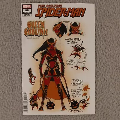 Buy Amazing Spider Man #88 2022 1:10 Design Patrick Gleason Queen Goblin Unread NM • 39.39£