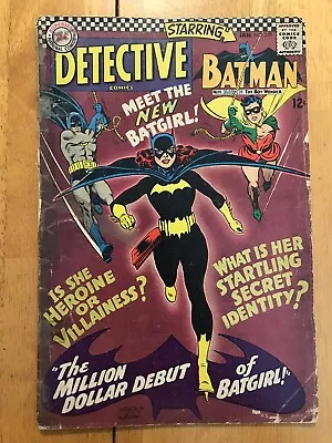 Buy DETECTIVE COMICS 359  1st Appearance Of Batgirl DC 1967 *READ DESCRIPTION* • 179.82£