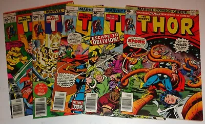 Buy Thor #256,259,261,263,264  Fine's 1977 • 19.03£