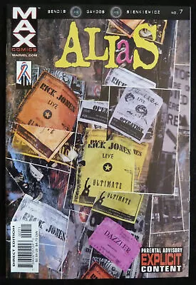 Buy Alias #7 - Max Comics (Marvel) - 1st Printing - May 2002 VF 8.0 • 4.45£