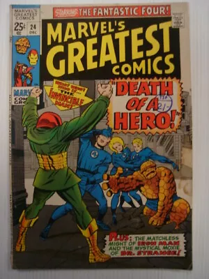 Buy Marvels Greatest Comics #24 Vg (4.0) Fantastic Four • 5.99£
