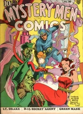 Buy Mystery Men Comics #1-31 Full Run Golden Age Fox Books On Dvd Rom Blue Beetle • 3.95£