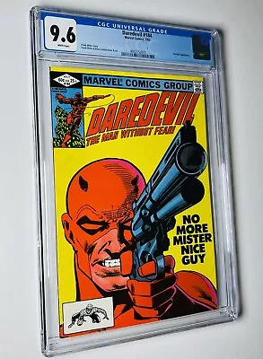Buy Daredevil 184 (CGC 9.6) Punisher Appearance Frank Miller 1981 Marvel Comics L794 • 55.56£