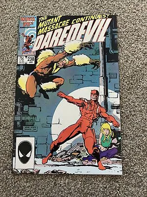Buy 1986 Daredevil #238 Marvel Comics 25th Anniversary Copper Age VF+ • 4.80£