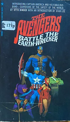 Buy 1967 Marvel Paperback Book THE AVENGERS BATTLE THE EARTH-WRECKER Otto Binder • 15£