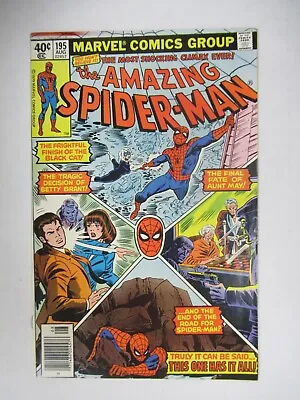 Buy 1979 Marvel Comics The Amazing Spider-Man #195. 2nd Appearance Of Black Cat • 14.46£