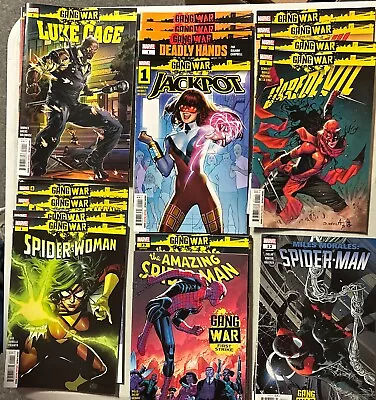 Buy 🔑spider-man Gang War (2023) Nm-/complete 27 Issue Event Set Marvel Comics • 102.93£