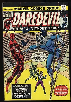 Buy Daredevil #118 NM 9.4 1st Appearance Blackwing! John Romita Cover Marvel 1975 • 29.58£