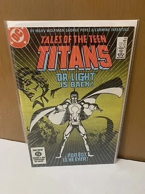 Buy Tales Of The Teen Titans 49 🔥1984 FLASH App🔥Dr Light Is Back🔥DC Copper🔥VGF+ • 1.97£
