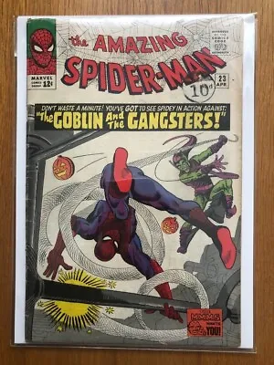 Buy Marvel Comics - Amazing Spider-Man 23- 3RD GREEN GOBLIN! - Silver Age 1965 DITKO • 170£