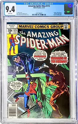 Buy Amazing Spider-man #175, Cgc 9.4  White Pages, 1977 Marvel Comics • 88.47£