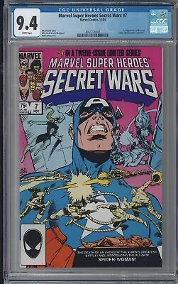 Buy Marvel Super Heroes Secret Wars 7 CGC 9.4 NM WP 1st New Spider-Woman 1984 🔑 🔑 • 55.20£