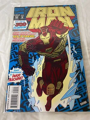 Buy Iron Man #300 - NM/Mint 9.8 - Collector Edition Foil Cover - Steve Mitchell Art • 19.98£