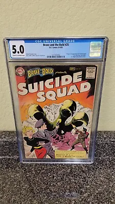 Buy 1959 Dc Comics Brave And The Bold #25 1st App Suicide Squad Cgc Graded 5.0 • 1,580.58£
