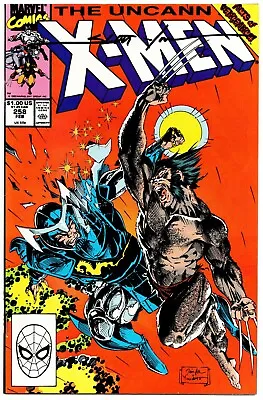 Buy Uncanny X-Men #258 VF/NM Signed W/COA Scott Williams 1990 Marvel Comics • 39.46£