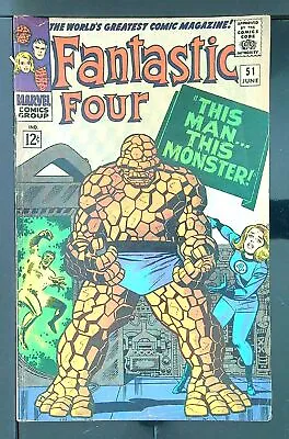 Buy Fantastic Four (Vol 1) #  51 FN- (Fine Minus-)  RS003 Marvel Comics AMERICAN • 177.99£
