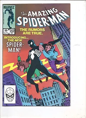 Buy AMAZING SPIDER-MAN #252 VENOM BLACK COSTUME Classic Cover Nice Looking Copy • 127.92£