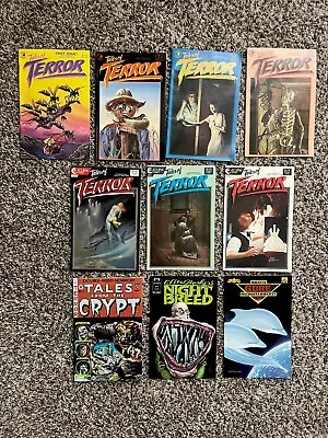 Buy HORROR COMIC LOT Tales Of Terror 1 2 4-8 Tales From Crypt Night Breed Gore VF/NM • 55.51£