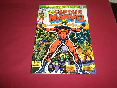 Buy BX1 Captain Marvel #32 Marvel 1974 Comic 6.5 Bronze Age THANOS! SEE STORE! • 21.88£