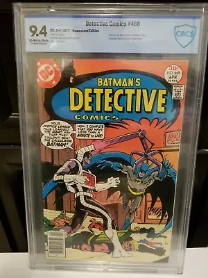 Buy DETECTIVE COMICS #468 NM 9.4💎CBCS Newsstand Edition Batman World's Finest Grade • 119.67£