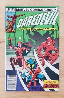 Buy Daredevil Vol 1 Issue 174 Vintage Elektra & The Gladiator Marvel Comics 1981 • 44.76£