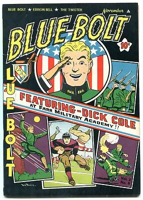 Buy Blue Bolt V.2 #6 1942-dick Cole---sub-zero ---twister Vf- • 261.49£