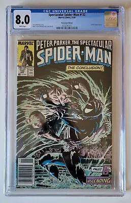Buy Spectacular Spider-Man #132 Kraven's Last Hunt Pt 6 CGC 8.0 • 42.58£