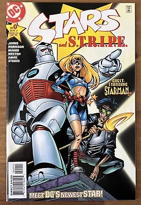 Buy STARS AND S.T.R.I.P.E. #0 STARMAN APP • DC Comics • 1999 • High Grade🔥🔑🔥 • 15.98£