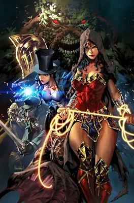 Buy Wonder Woman 11x17 Bruce Wayne POSTER DC Comics Superman Zantana Swamp Thing Art • 14.40£