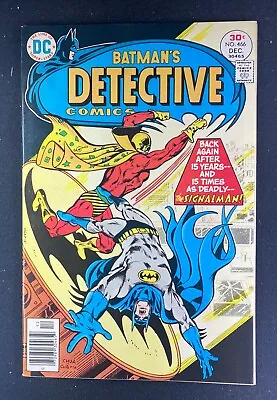 Buy Detective Comics (1937) #466 NM- (9.2) Ernie Chan Cover/Art • 47.49£