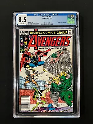 Buy Avengers #222 CGC 8.5 (1982) - Newsstand - Masters Of Evil App • 31.66£