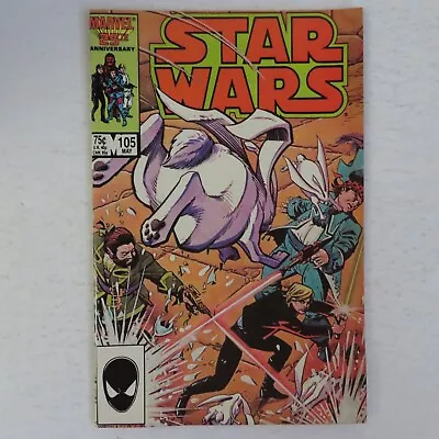 Buy Star Wars 105 (1985) The Partys Over Luke Skywalker And The Hoojibs Marvel S • 11.81£