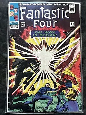 Buy Fantastic Four #53 1966 Key Marvel Comic Book 2nd Appearance Of Black Panther • 88.06£