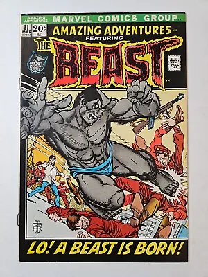 Buy Amazing Adventures #11  (vf-) Origin/1st Appearance Of Beast With Fur.  1972 • 181.32£