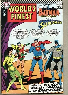 Buy World's Finest Comics #164-1967 Fn- Batman Superman Brainiac 1st App Genia • 15.18£