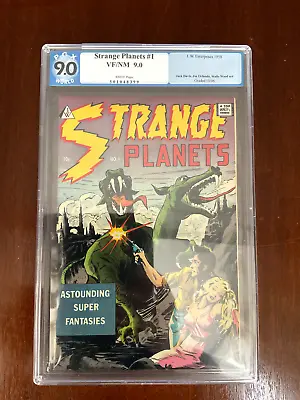 Buy Strange Planets #1 IW 1958 PGX 9.0 Jack Davis Wally Wood Joe Orlando • 299.99£