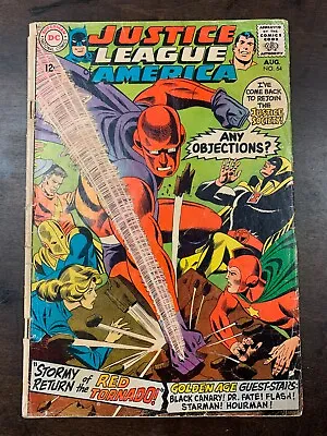 Buy JUSTICE LEAGUE OF AMERICA #64 Gd/vg  1968 1st Red Tornado • 14.24£